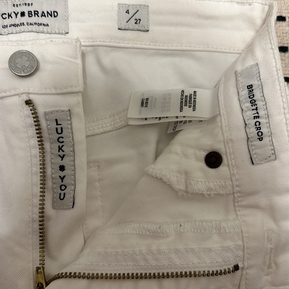 Lucky Brand Brigitte Crop White Skinny Jeans - Picture 5 of 6